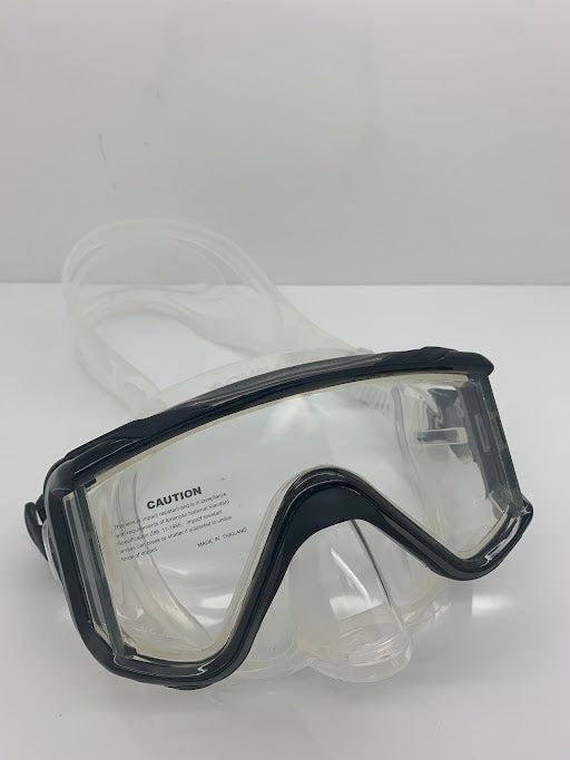 Used Scubapro Crystal Vu Plus Dive Mask W/Purge-Black-Like New-