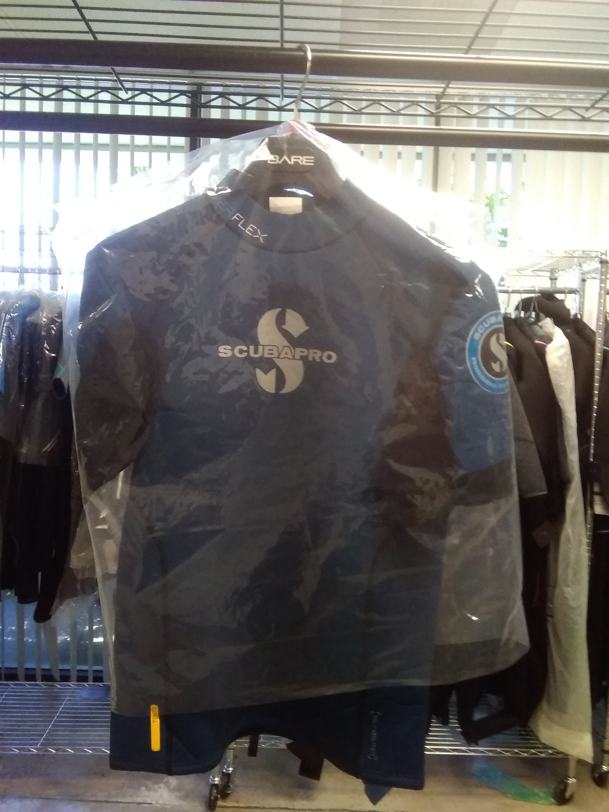 Used Scubapro Everflex 1.5 Men's Short Sleeve-Aegean (Blue)-S-