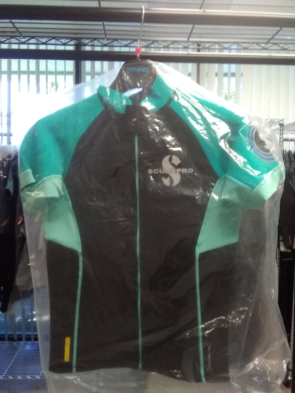 Used Scubapro Everflex 1.5 Women's Short Sleeve-Caribbean (Teal)-XS-