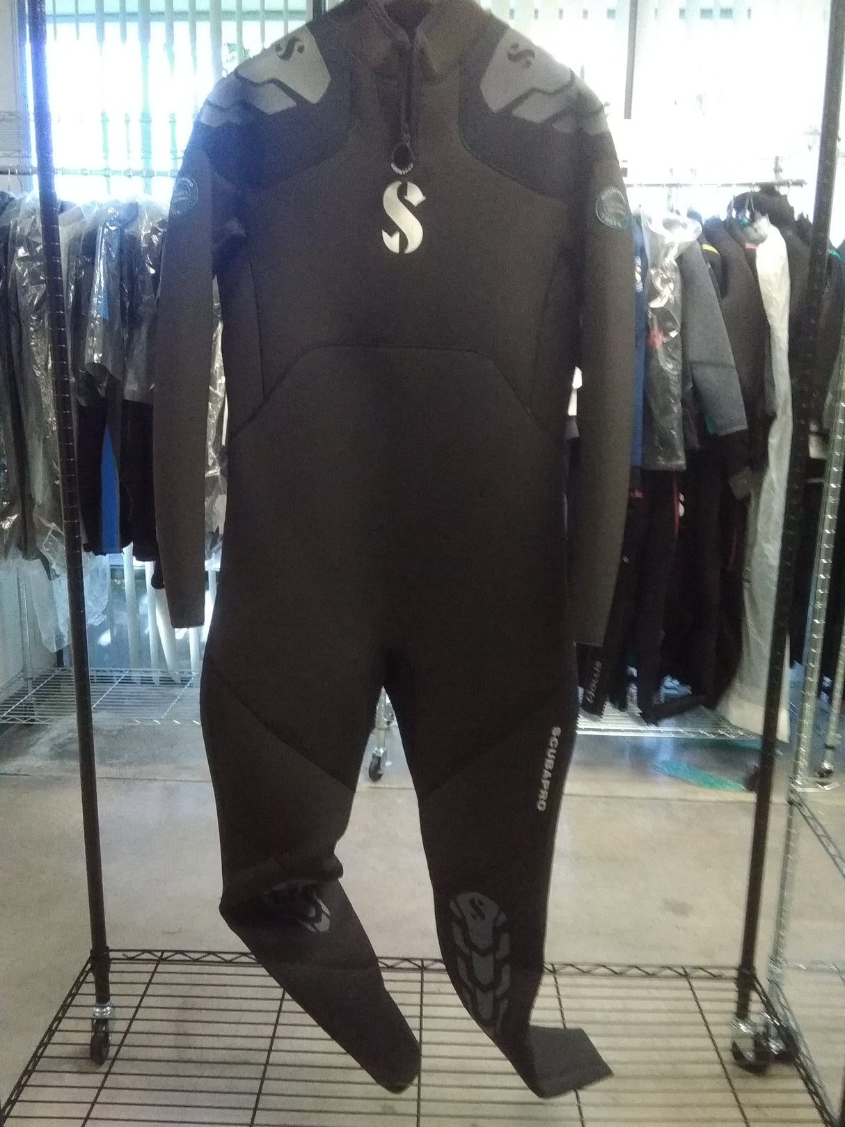 Used Scubapro Everflex Yulex Steamer 3/2 mm Men's-Black-S-