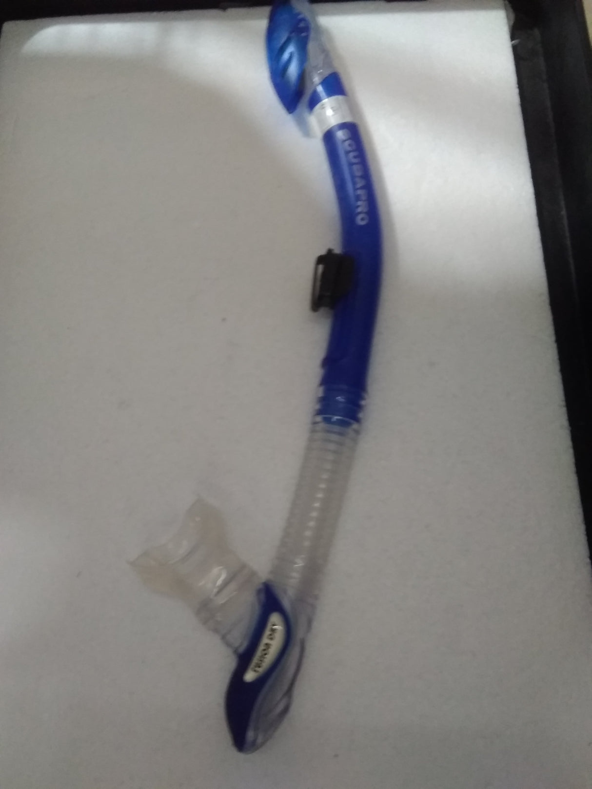 Used Scubapro Fusion Dry Snorkel-Blue-