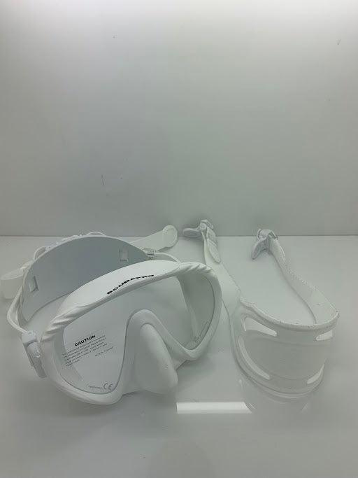 Used Scubapro Ghost Dive Mask w/ EZ Strap-White-Like New-