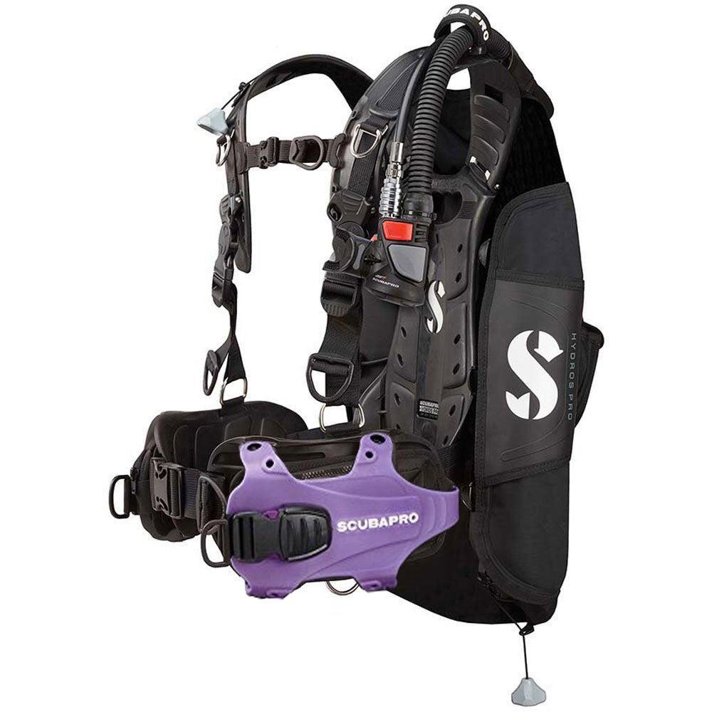 Scubapro Hydros Pro BCD with AIR2 - Womens-Purple-XS - S-