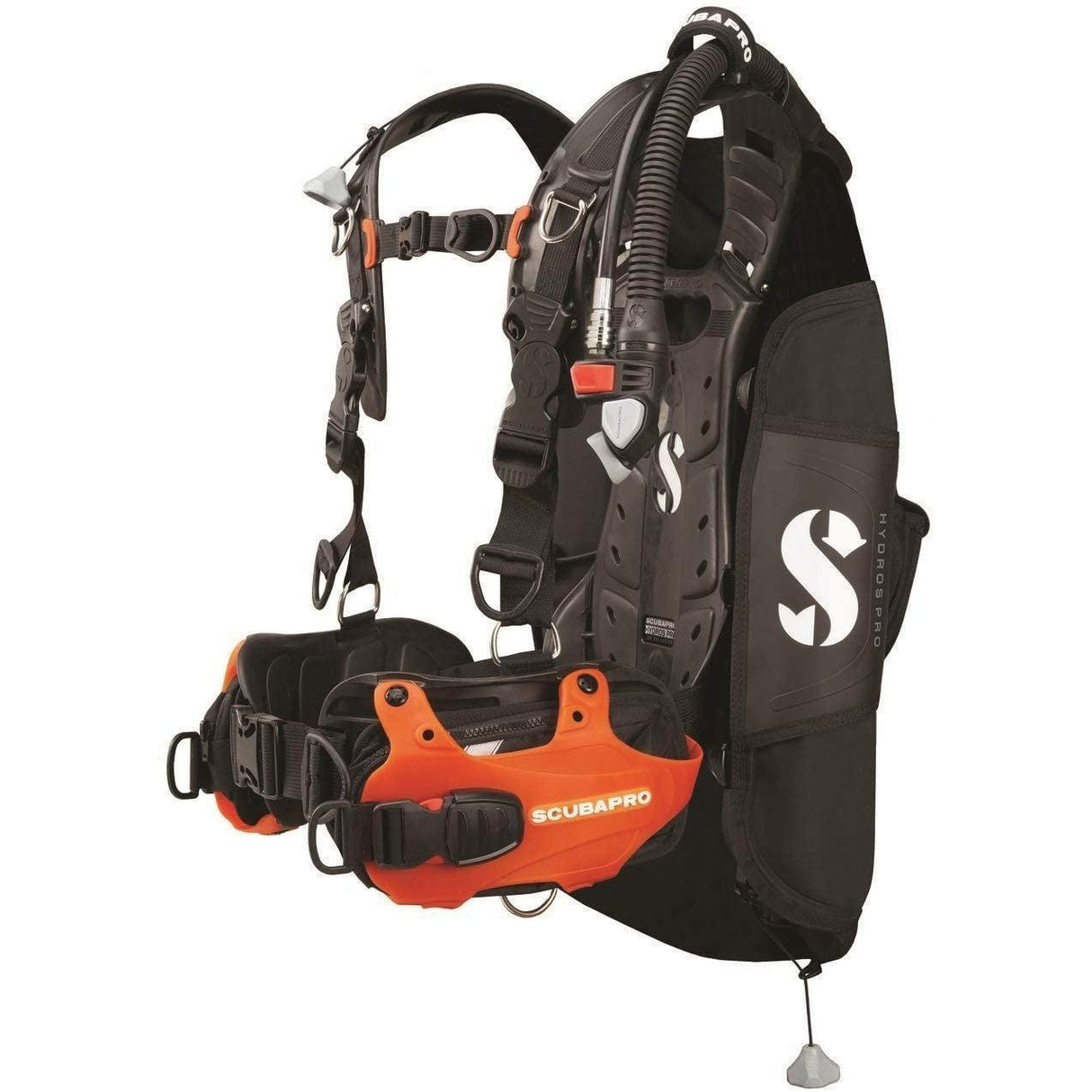Scubapro Hydros Pro BCD with BPI - Mens with Color Kit Installed-Orange-S-