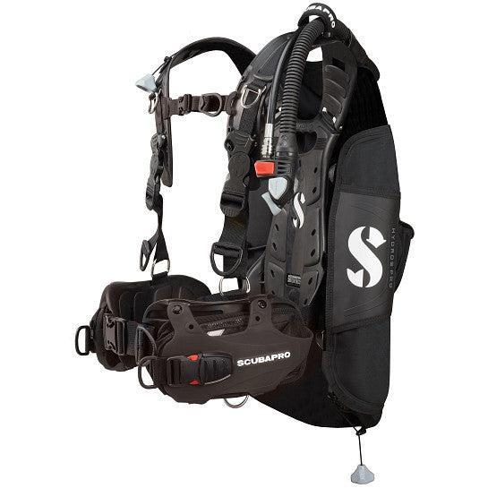 Scubapro Hydros Pro BCD with BPI - Mens with Color Kit Installed-Black-S-