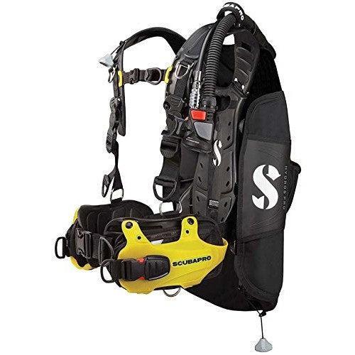 Scubapro Hydros Pro BCD with BPI - Mens with Color Kit Installed-Yellow-S-