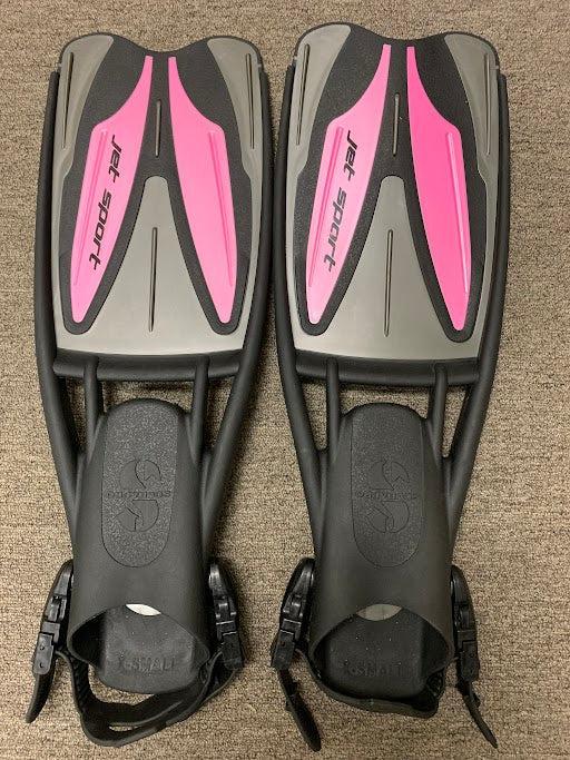 Used Scubapro Jet Sport Adjustable-Black/Gray/Pink-XS (5-6)-Good