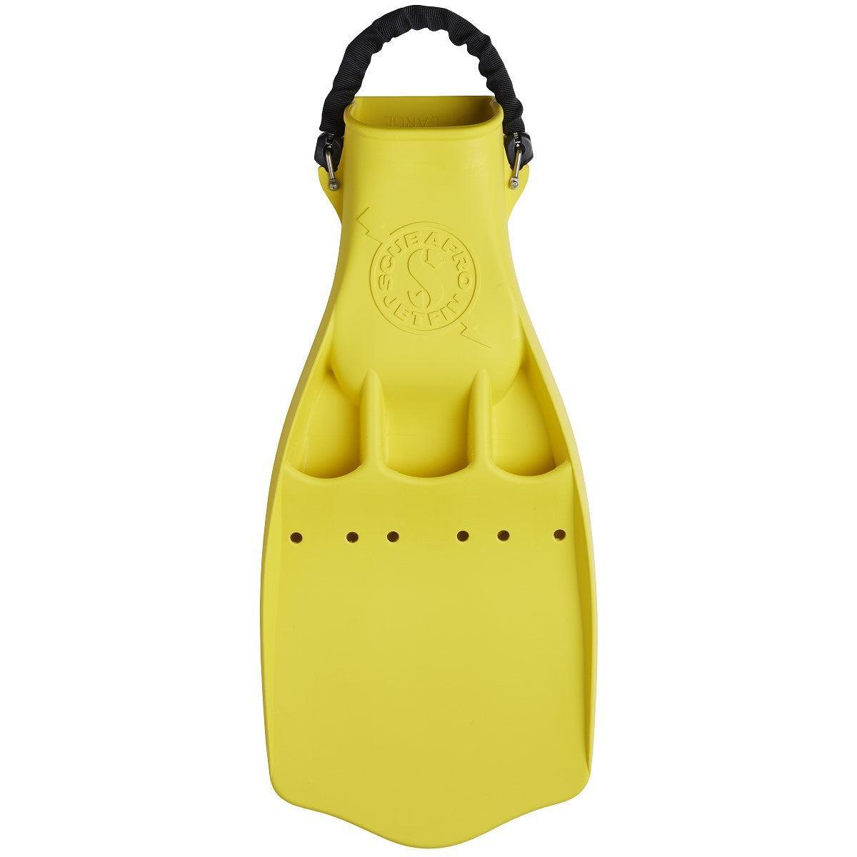 Scubapro Jet w/ Spring Heel Strap Scuba Diving Fin-Yellow-M-