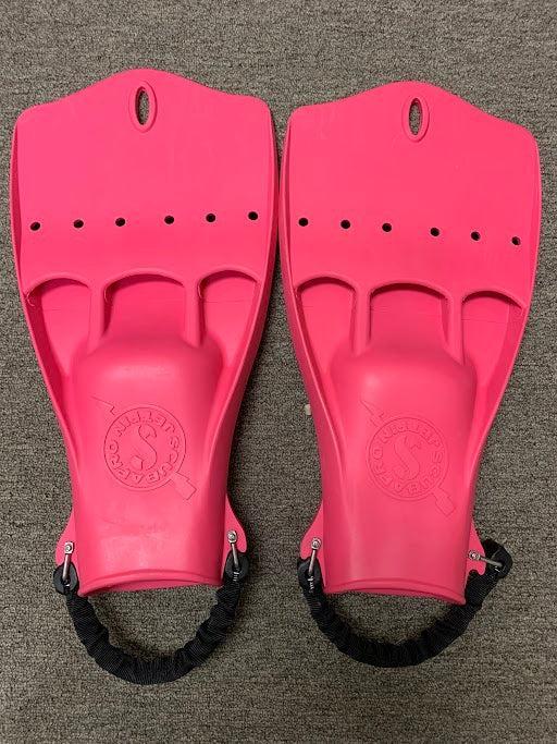 Used Scubapro Jet W/Spring Heel Strap-Pink-L-Like New
