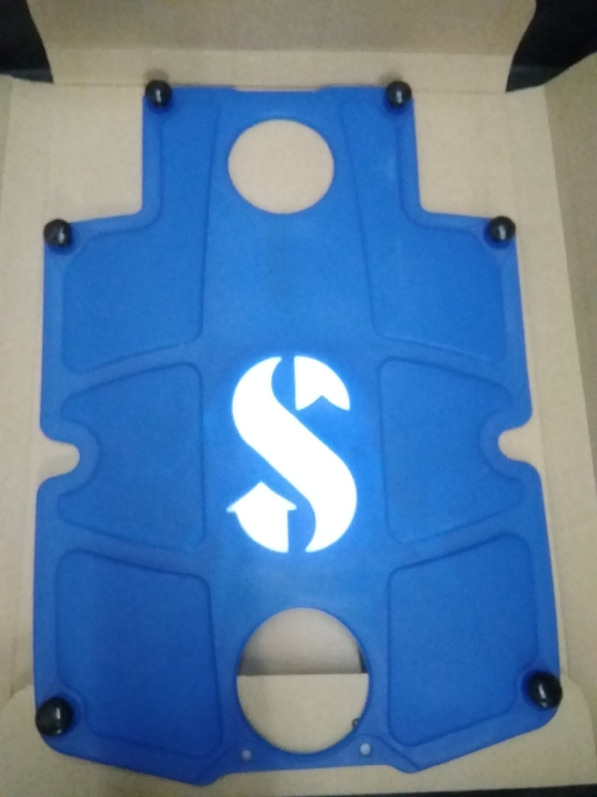Used Scubapro S - TEK Back Pad Kit-Blue-