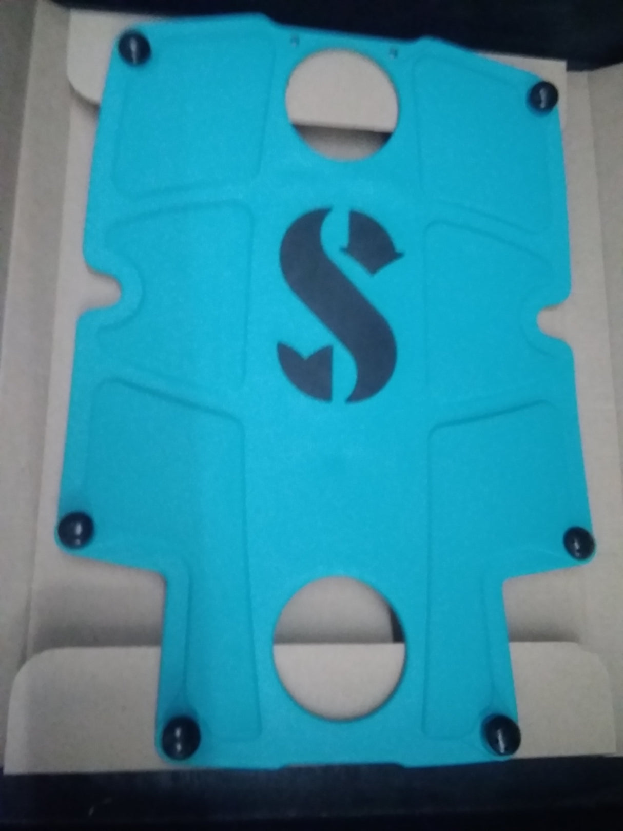 Used Scubapro S - TEK Back Pad Kit-Turquoise-