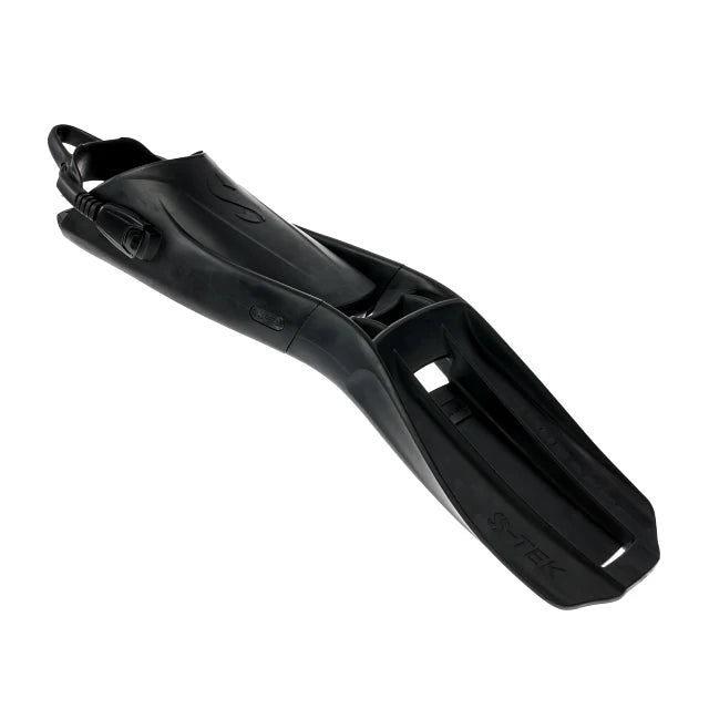 Scubapro S-TEK Open Heel Diving Fin-Black-XS-