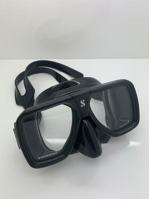 Used Scubapro Solara Dive Mask-Black/Black-Good-