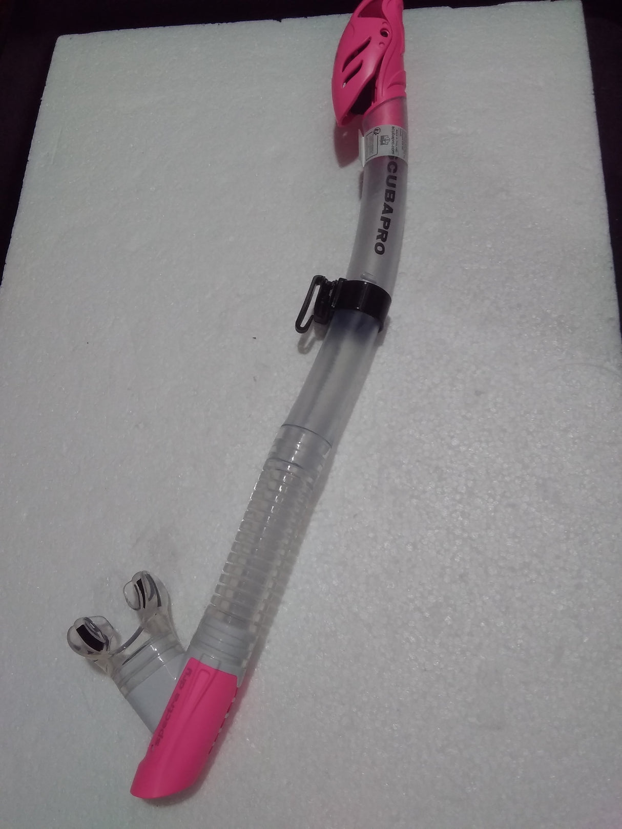 Used Scubapro Spectra Dry Scuba Diving Snorkel-Pink-