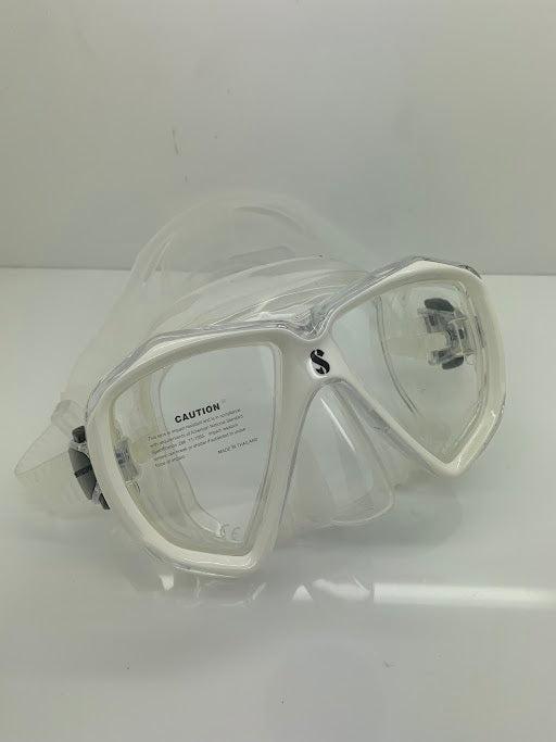 Used Scubapro Spectra Mask-White/Clear Skirt-Very Good-