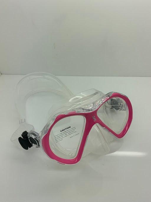 Used Scubapro Spectra Mini Two Window Dive Mask-Pink-Like New-