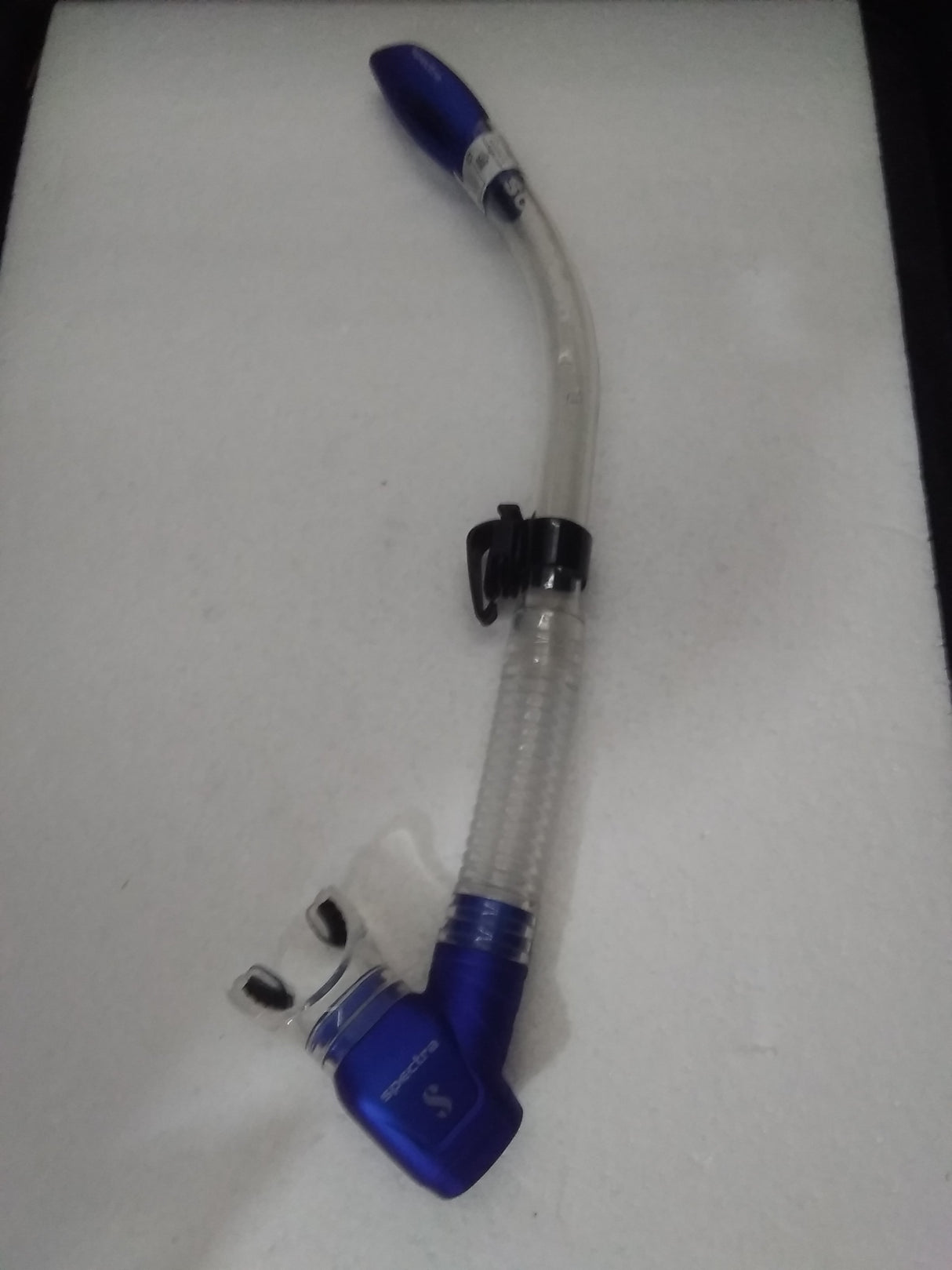 Used Scubapro Spectra Snorkel-Clear/Blue-