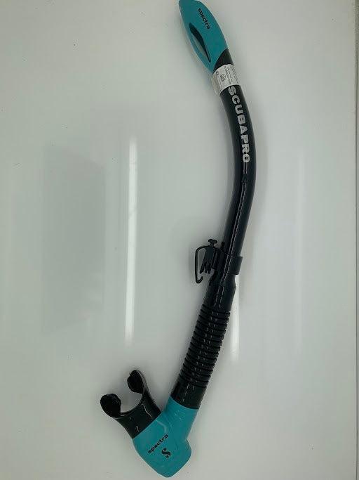 Used Scubapro Spectra Snorkels-Black/Turquoise-Like New-