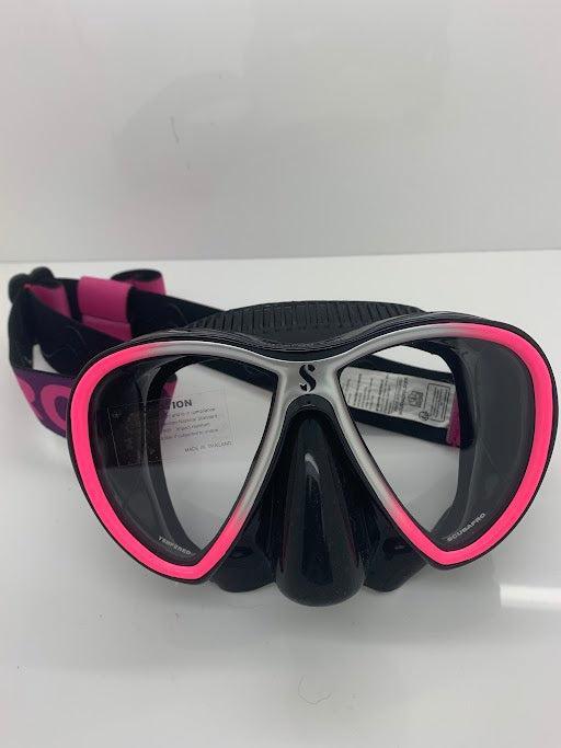 Used Scubapro Synergy Twin with Comfort Strap-Black/Pink/Silver-Like New-