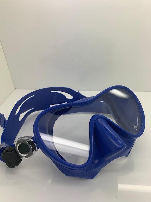 Used Scubapro Trinidad 3 Dive Mask-Blue-Good-