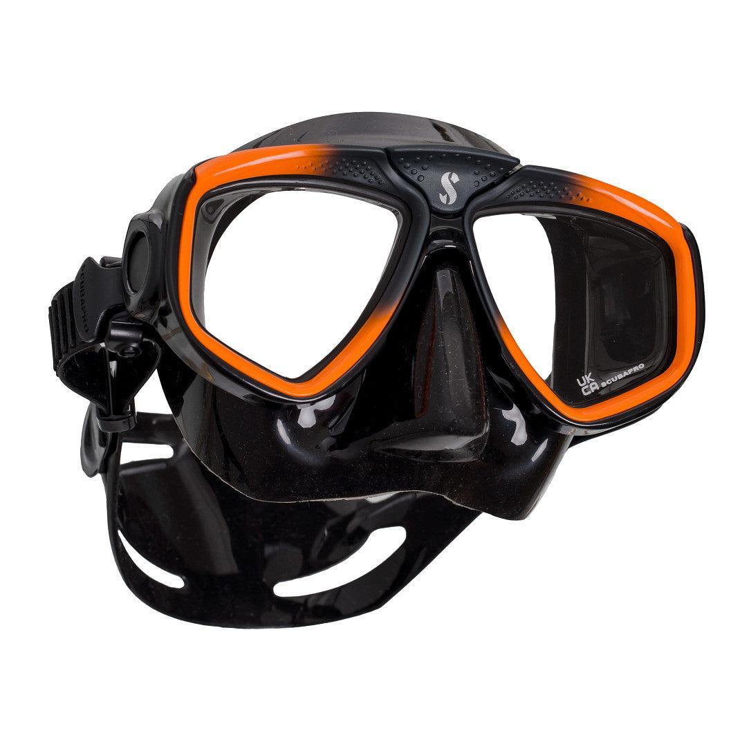 Scubapro Zoom Low-Volume Dual Lens Scuba Diving Mask-Orange-