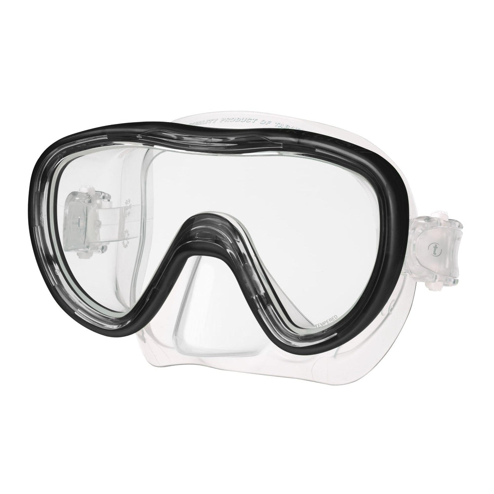 Tusa Kleio II Single Lens Scuba Diving Mask-Black