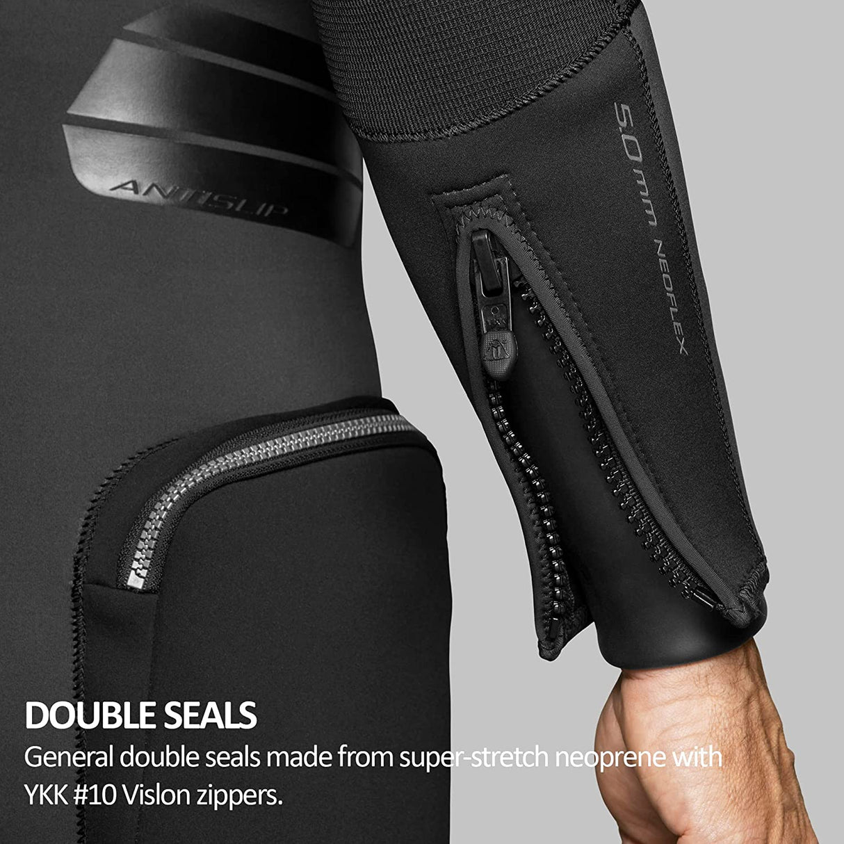 Used Waterproof W7 5mm Fullsuit with Back Zip - Male-