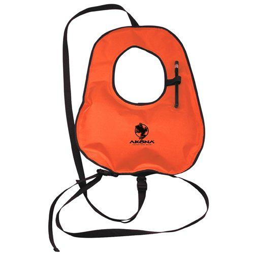 Akona Hi-Viz Snorkel Vest with Oral Inflator-