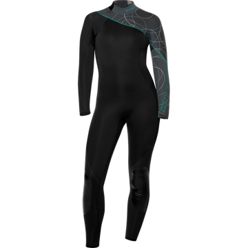 Bare 3/2 MM Elate Neoprene Womens Multi-Sport Full Wetsuit-2