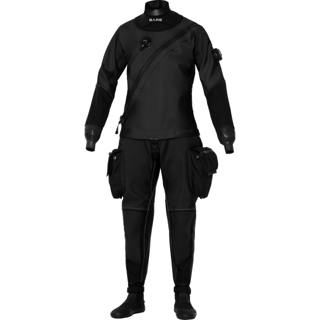 Bare Expedition HD2 Tech Womens Drysuit-Black