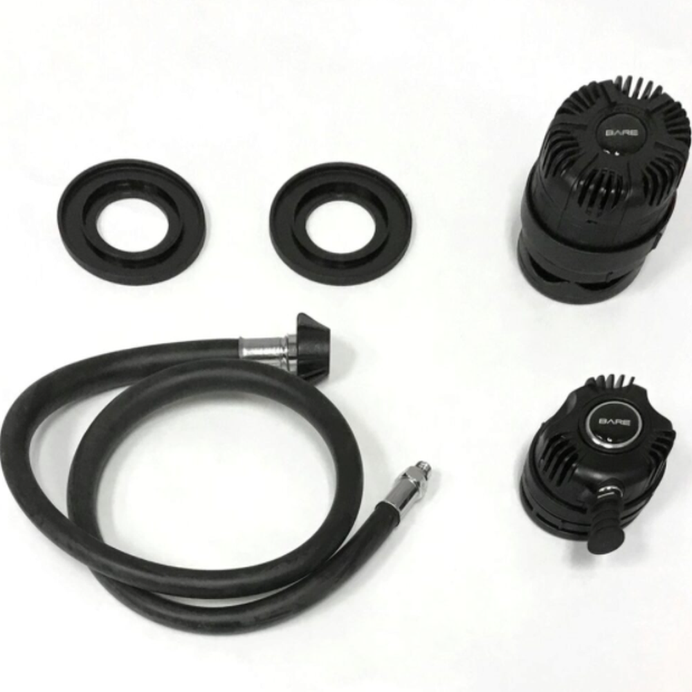 Bare Si Tech Valve Set - 1 Exhaust & 1 Inlet Valve Hose Drysuit Accessory-