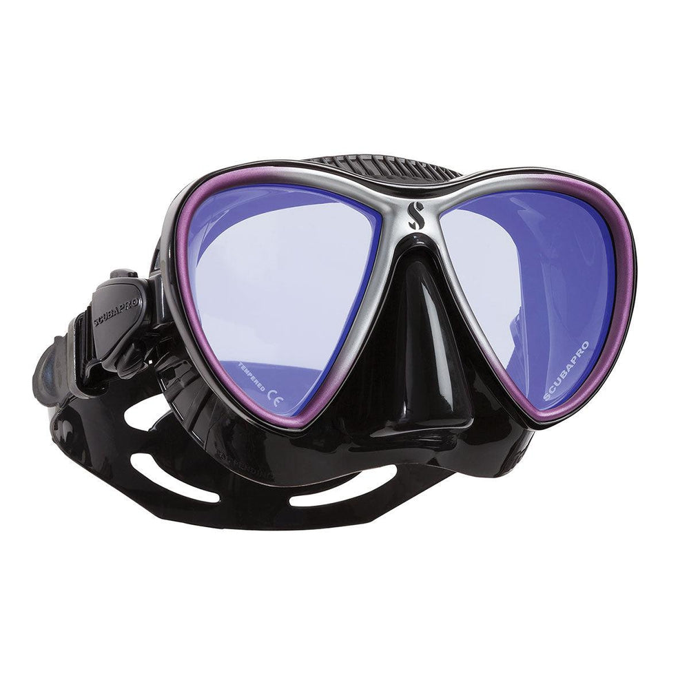 Scubapro - Synergy Twin Dive Mask w/Comfort Strap Black/Pink/Silver