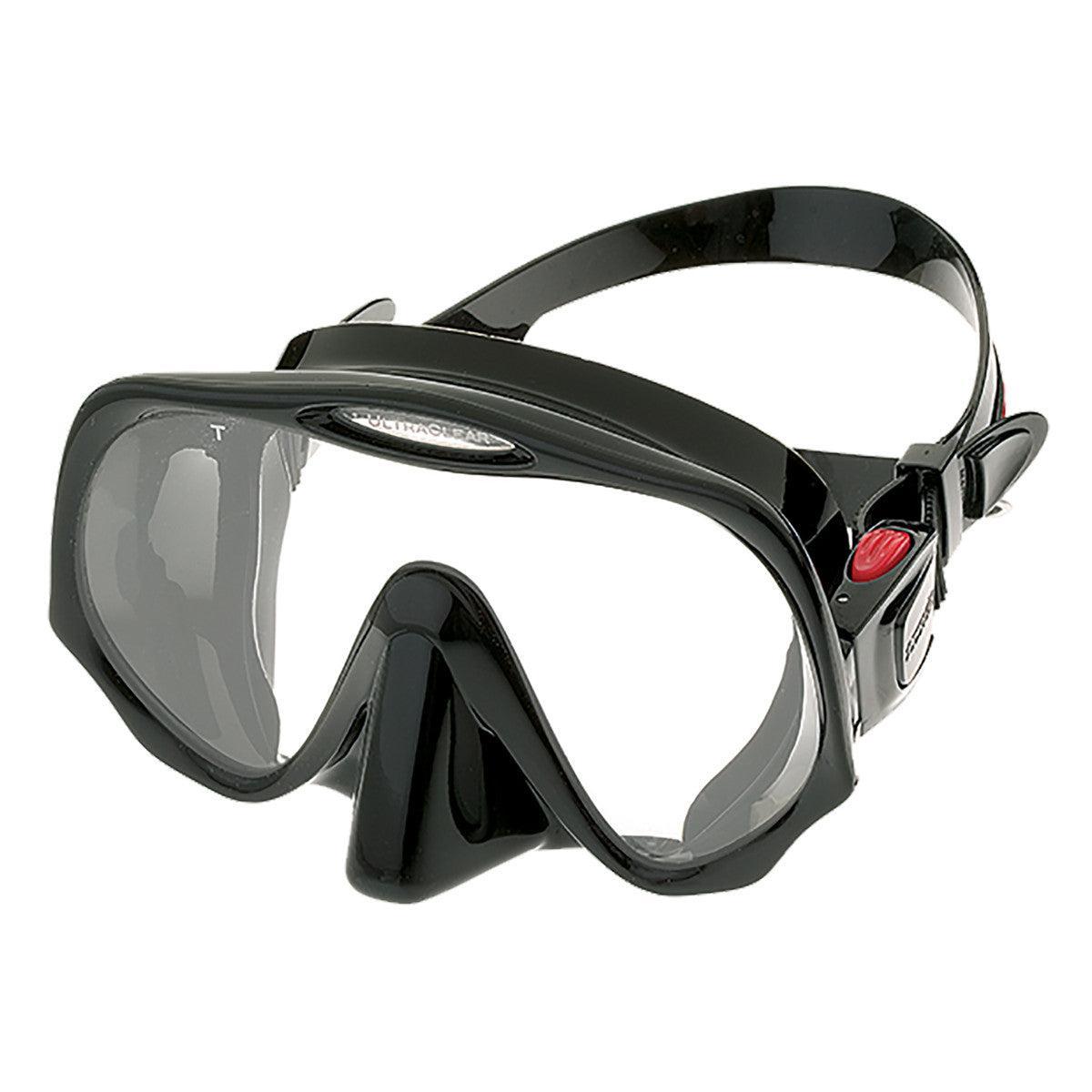 Atomic Aquatics Frameless Mask-Black-Regular-