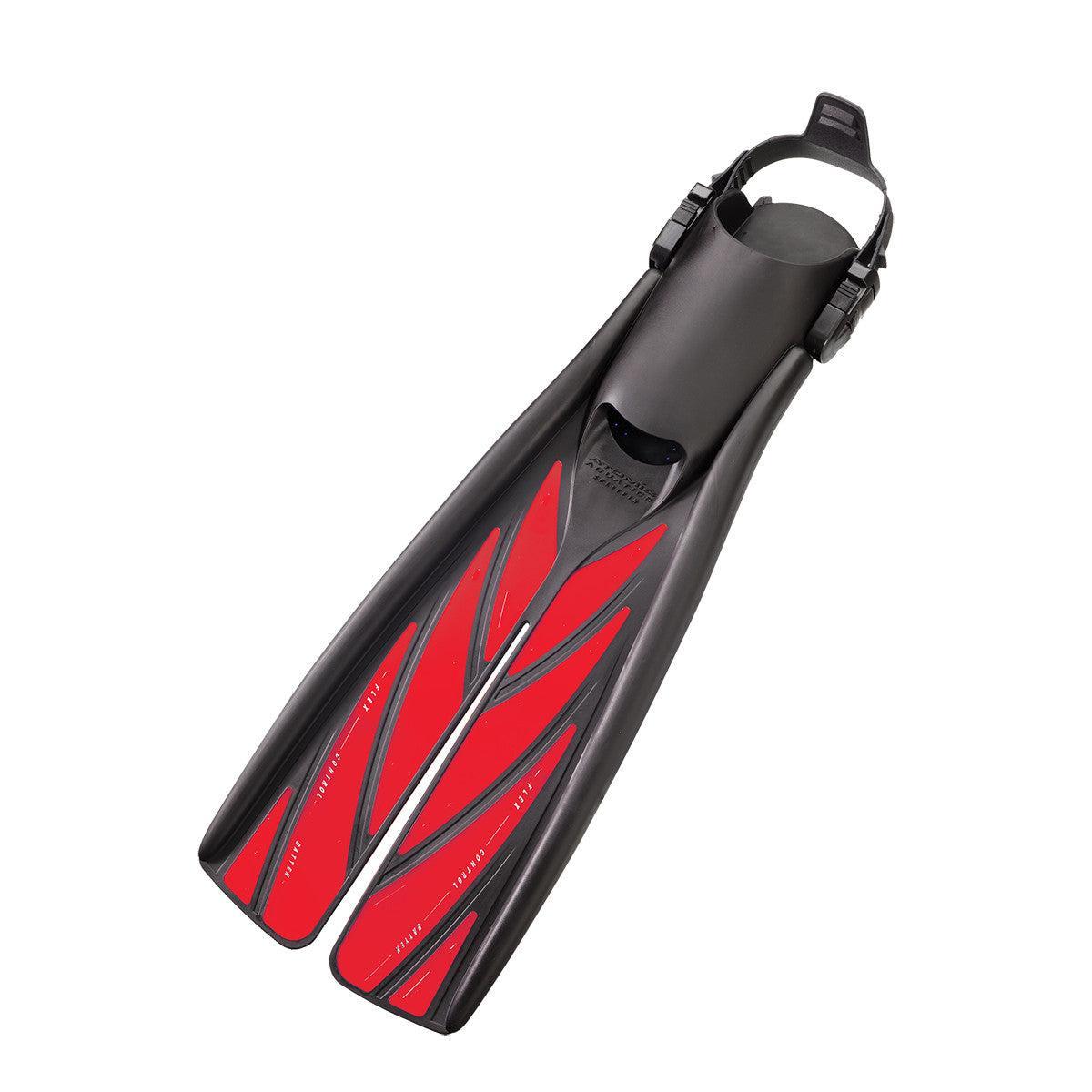 Atomic Aquatics Open Heel Fin-Red-S-