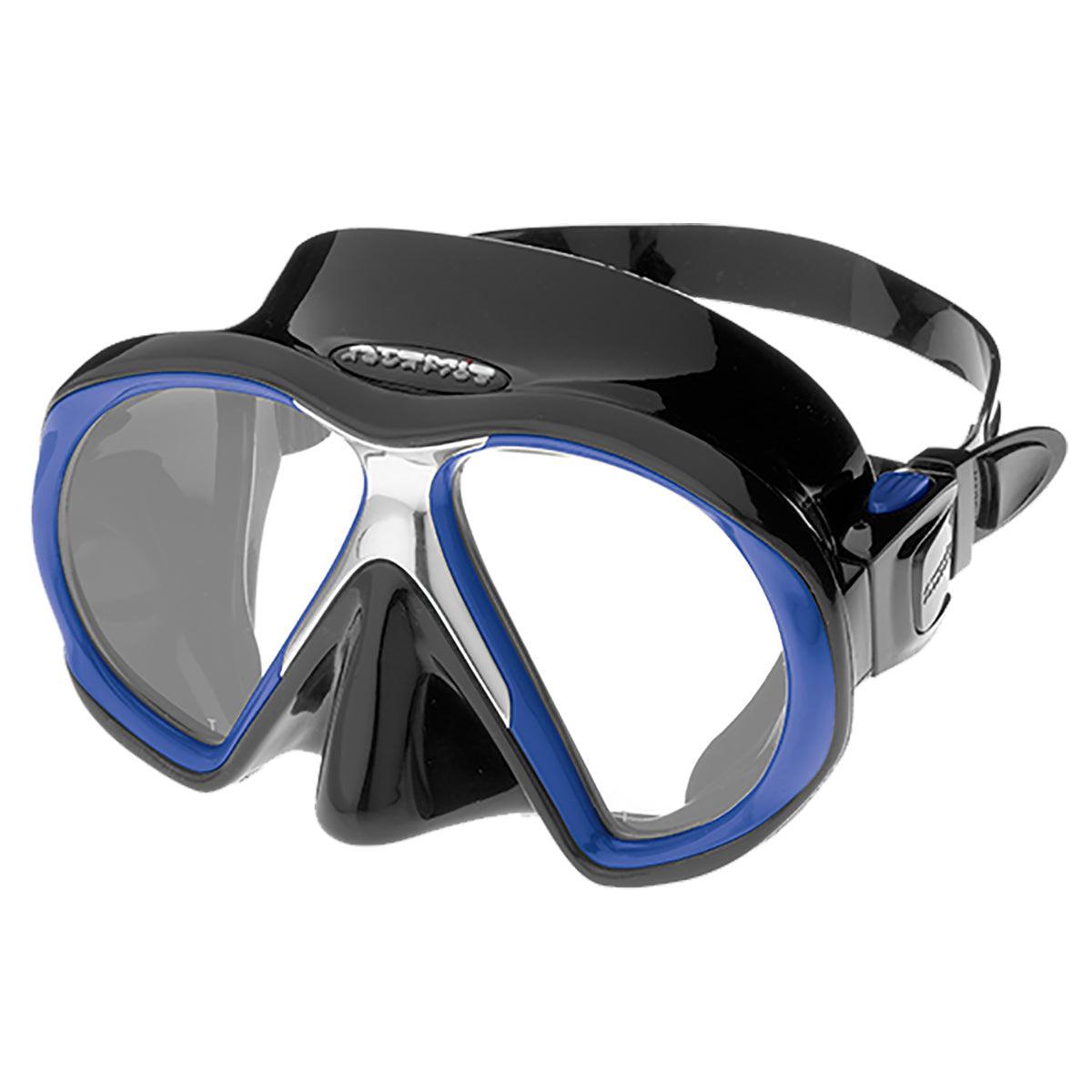 Atomic Aquatics SubFrame Mask-Black/Royal Blue-