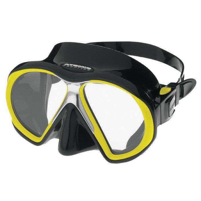 Atomic Aquatics SubFrame Mask-Black/Yellow-