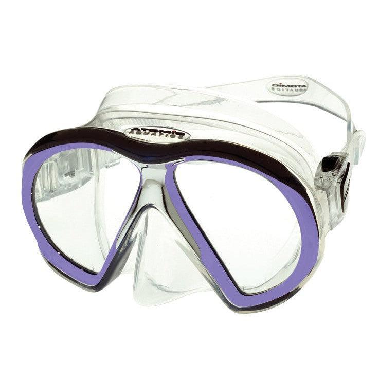 Atomic Aquatics SubFrame Mask-Clear/Purple-
