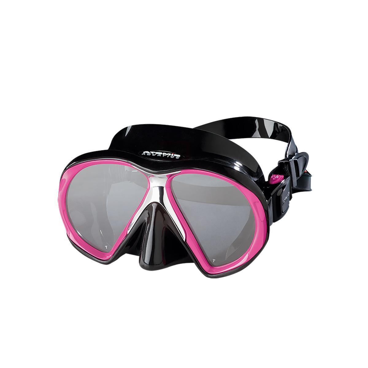 Atomic Aquatics SubFrame Mask, Medium Fit-Black/Pink-