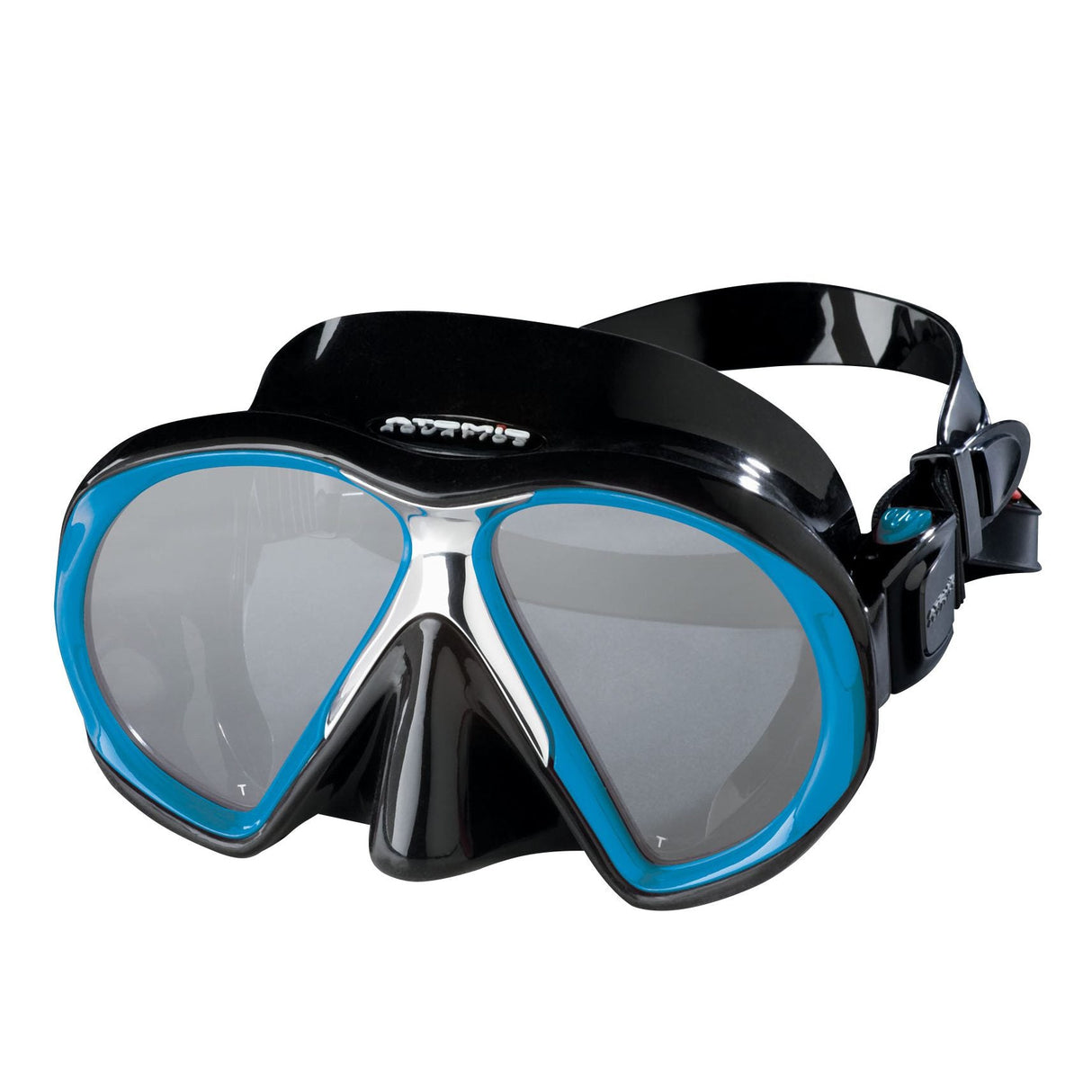 Atomic Aquatics SubFrame Mask, Medium Fit-Black/Royal Blue-