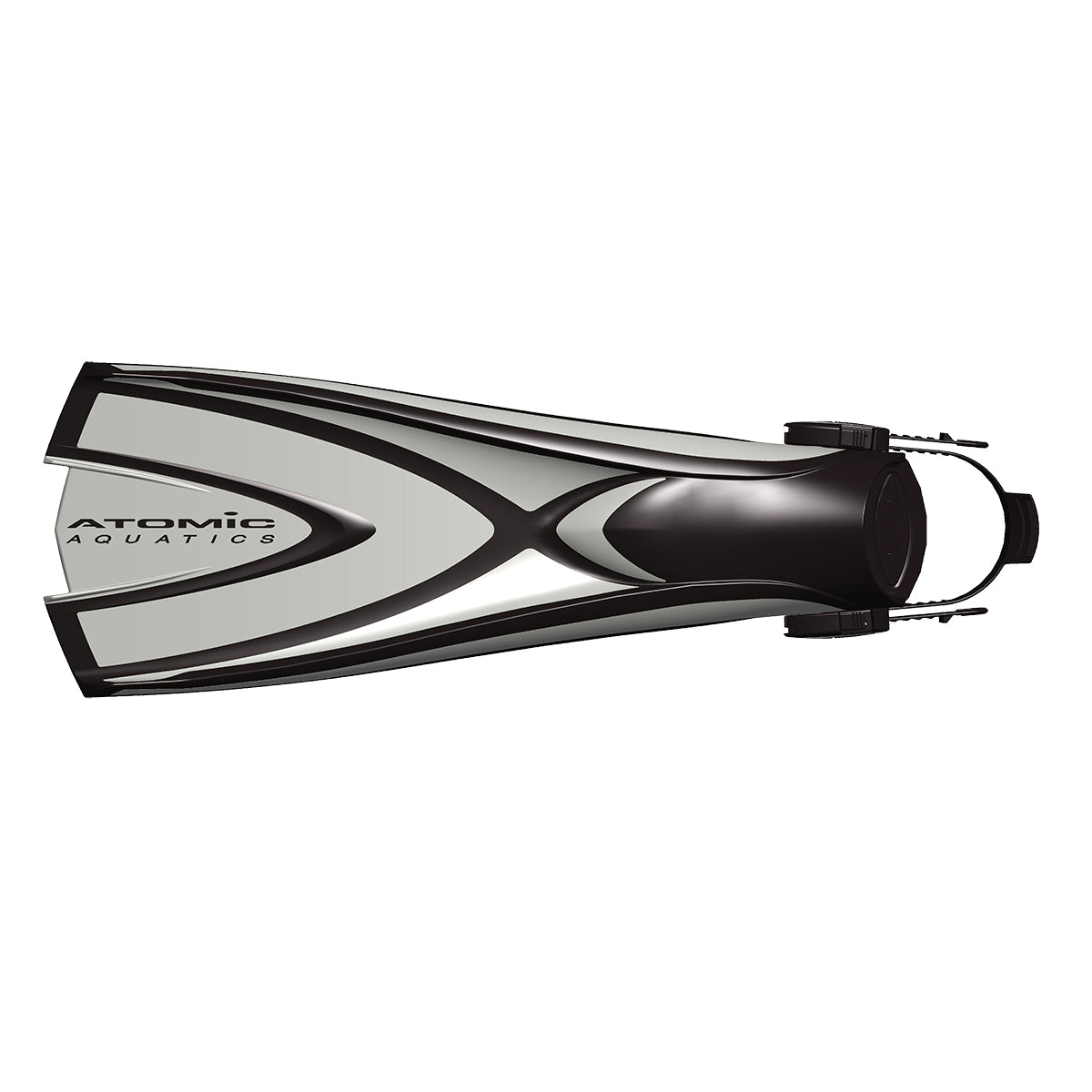 Atomic Aquatics X1 Fins-Silver-L-