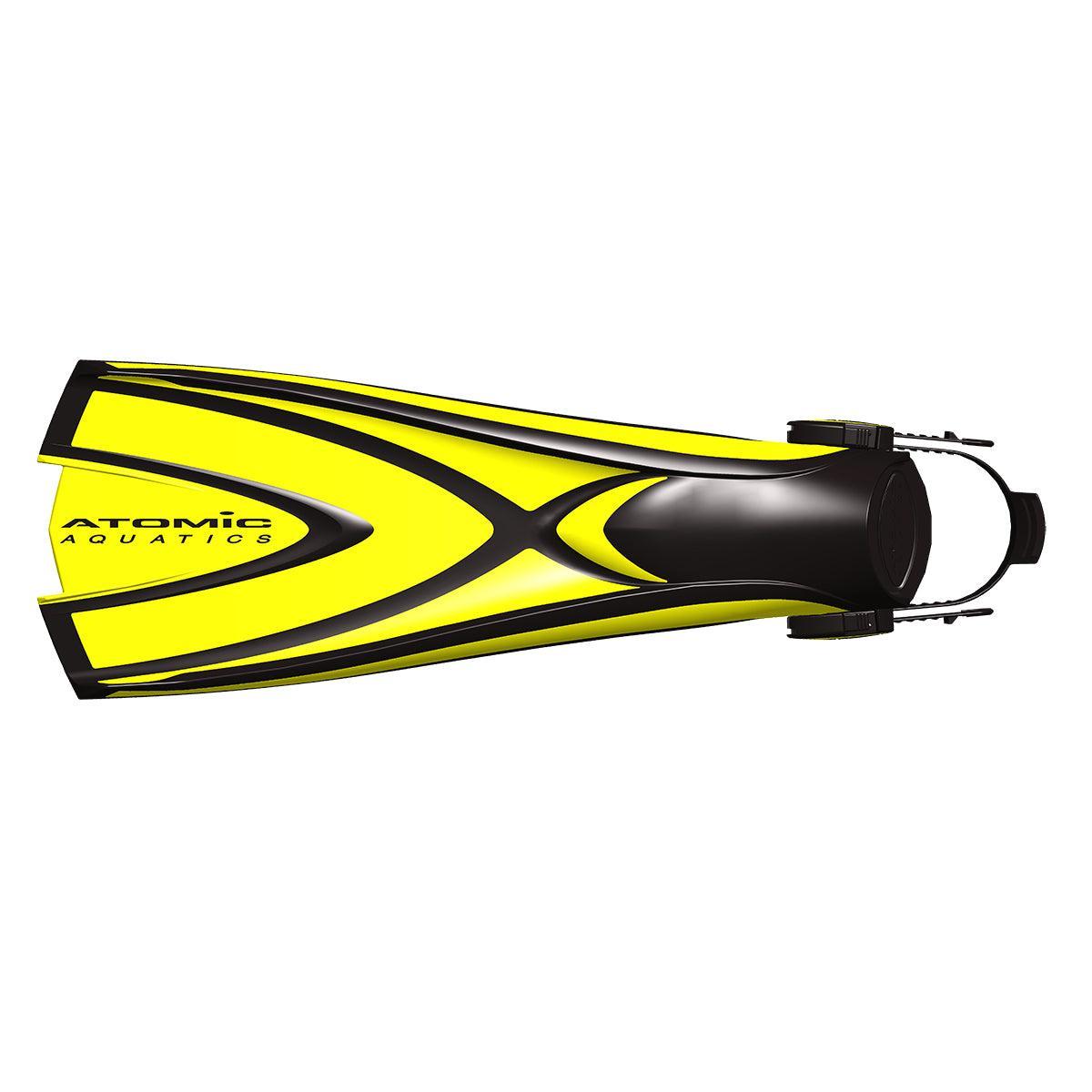 Atomic Aquatics X1 Fins-Yellow-M-