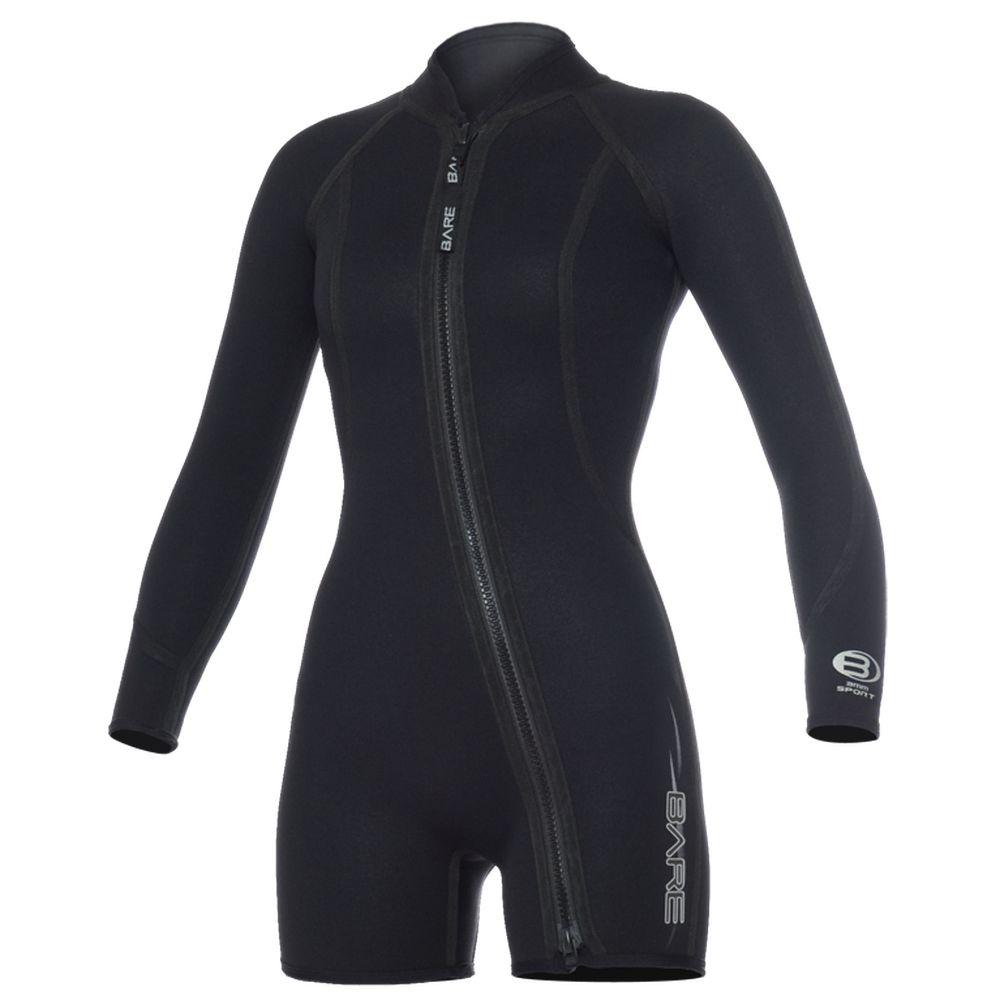 Bare 3 MM Sport Womens Step-In Jacket Shorty Scuba Diving Wetsuit-6