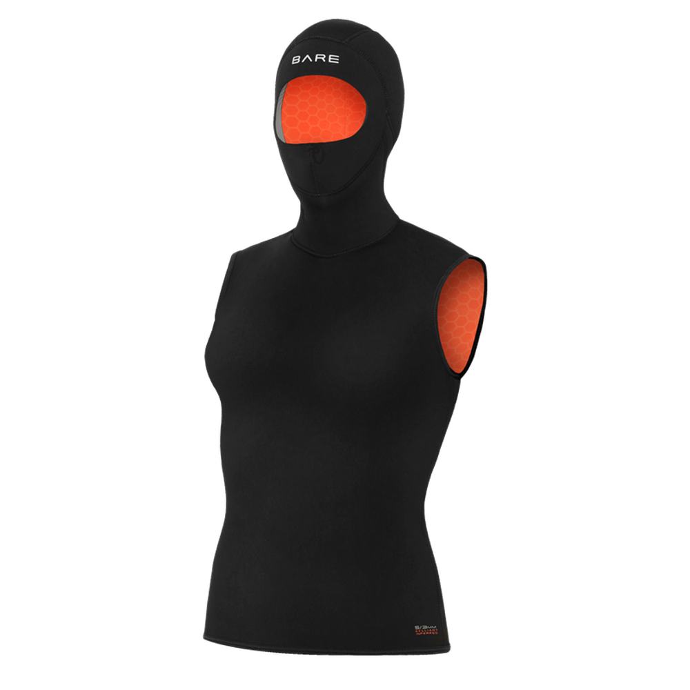 Bare 5/3 MM Womens Ultrawarmth Hooded Vest-