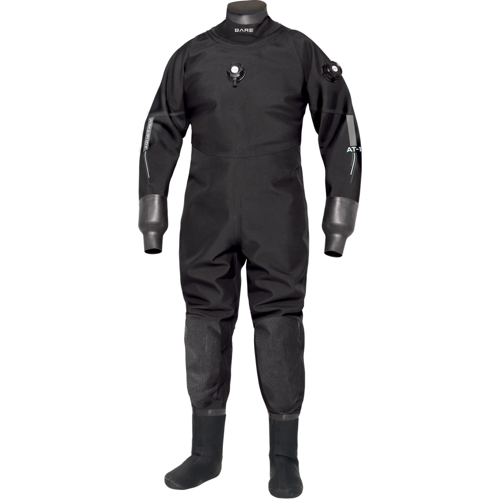 Bare Aqua-Trek 1 Pro Mens Travel Ready Drysuit-Black