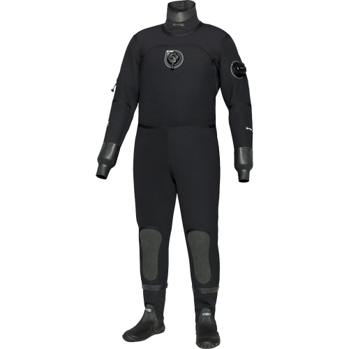 Bare D6 HD Pro Dry Lightweight Mens Drysuit-Black