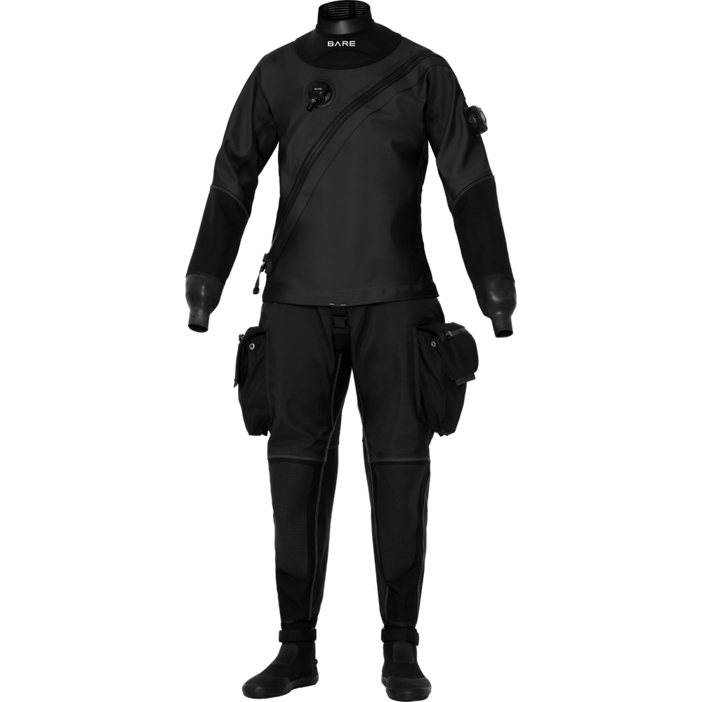 Bare Expedition HD2 Tech Womens Drysuit-Black