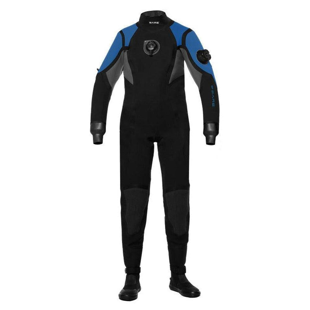 Bare Guardian Pro Dry Womens Drysuit w/ Tech Boots-Blue