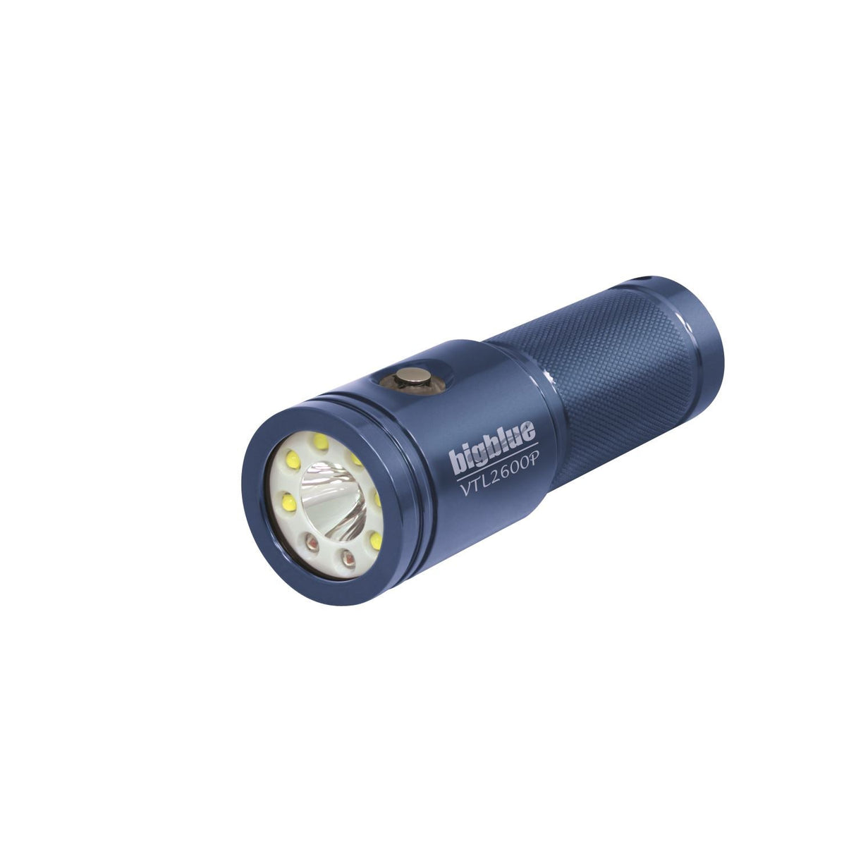 BigBlue 2600 Lumen Wide Beam + 1000 Lumen Spot Beam - Glossy Blue-
