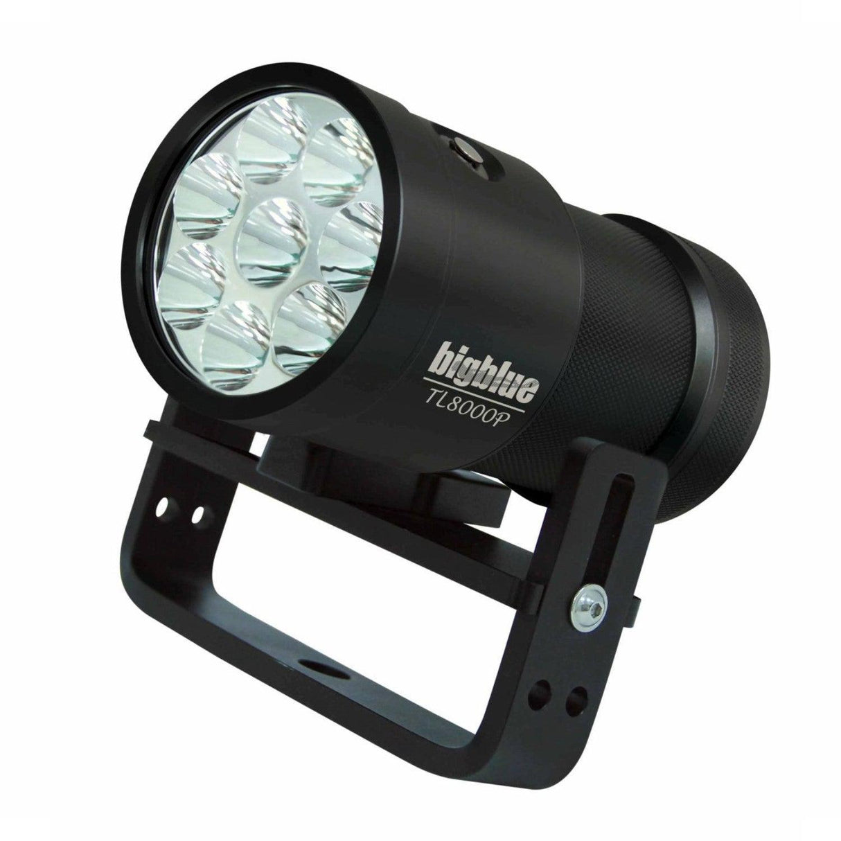 BigBlue 8000 Lumen Narrow Beam Technical Light - Black-