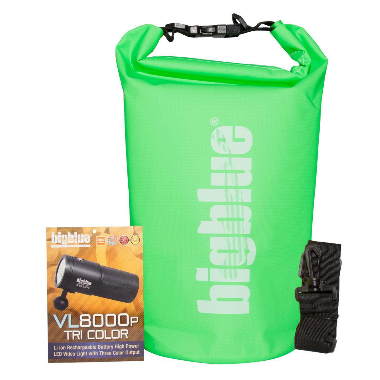 BigBlue 8000 Lumen Tri-Color Video Light - Black-